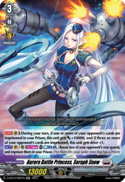 Aurora Battle Princess, Seraph Snow [D Format] (V.1 - Double Rare) - Triple Drive Booster