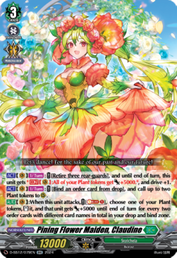 Pining Flower Maiden, Claudine [D-Format] - Triple Drive Booster