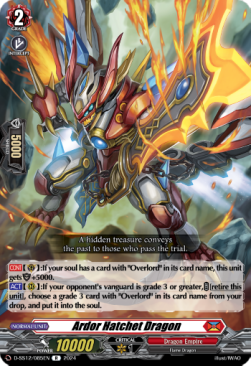 Ardor Hatchet Dragon [D Format] - Triple Drive Booster