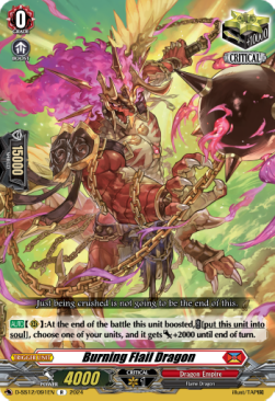 Burning Flail Dragon [D Format] - Triple Drive Booster