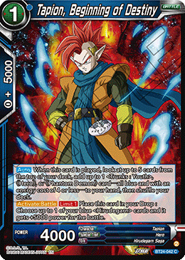 Tapion, Beginning of Destiny - Beyond Generations