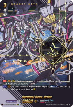 Cardinal Deus, Orfist [D Format] (V.2 - Secret Rare) - Triple Drive Booster