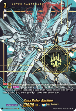 Apex Ruler, Bastion [D Format] (V.2 - Secret Rare) - Triple Drive Booster