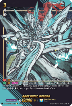 Apex Ruler, Bastion [D Format] (V.3 - Feature Rare) - Triple Drive Booster