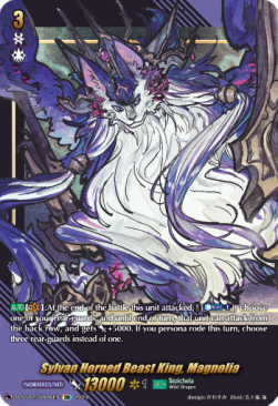 Sylvan Horned Beast King, Magnolia [D Format] (V.3 - Feature Rare) - Triple Drive Booster