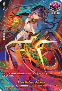 Blaze Maiden, Parama [D Format] (V.2 - Feature Rare) - Triple Drive Booster
