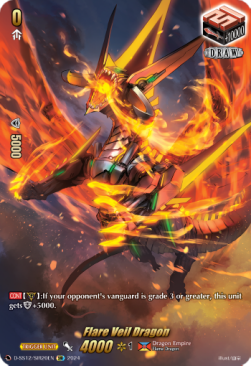 Flare Veil Dragon [D Format] (V.2 - Feature Rare) - Triple Drive Booster