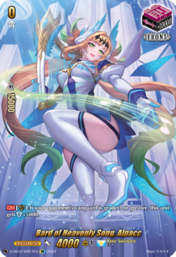 Bard of Heavenly Song, Alpacc [D Format] (V.2 - Feature Rare) - Triple Drive Booster