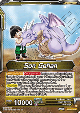 Son Gohan // Son Gohan, Rampage Premonition (V.1 - Uncommon) - Beyond Generations