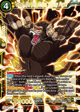 Great Ape Son Gohan, Raging Power (V.1 - Super Rare) - Beyond Generations