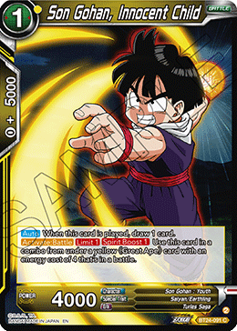 Son Gohan, Innocent Child - Beyond Generations