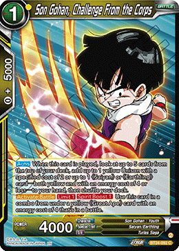 Son Gohan, Challenge From the Corps (V.1 - Common) - Beyond Generations