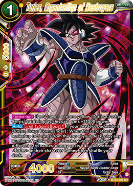 Turles, Organization of Destroyers (V.1 - Super Rare) - Beyond Generations