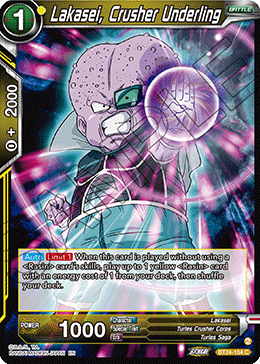 Lakasei, Crusher Underling - Beyond Generations