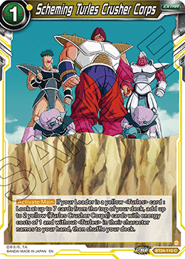 Scheming Turles Crusher Corps - Beyond Generations