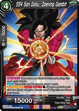 SS4 Son Goku, Opening Gambit (V.1 - Rare) - Beyond Generations