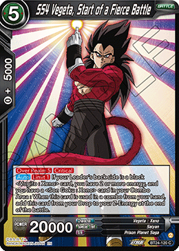 SS4 Vegeta, Start of a Fierce Battle (V.1 - Common) - Beyond Generations