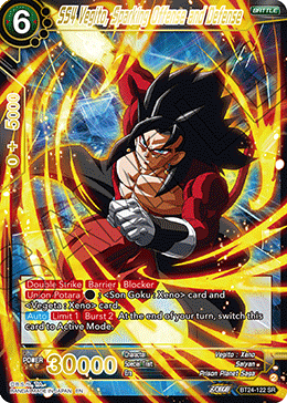 SS4 Vegito, Sparking Offense and Defense (V.1 - Super Rare) - Beyond Generations