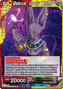 Beerus, Godly Whims - Beyond Generations