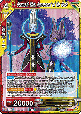 Beerus & Whis, Amusement of the Gods - Beyond Generations