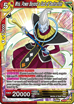 Whis, Power Beyond a God of Destruction - Beyond Generations