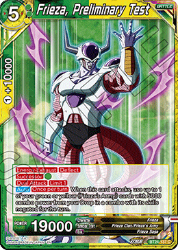Frieza, Preliminary Test - Beyond Generations