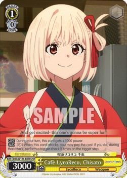 Café LycoReco, Chisato (V.2 - Super Rare) - Lycoris Recoil