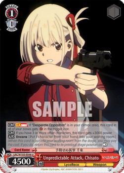 Unpredictable Attack, Chisato - Lycoris Recoil