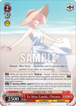 To New Lands, Chisato (V.1 - Uncommon) - Lycoris Recoil