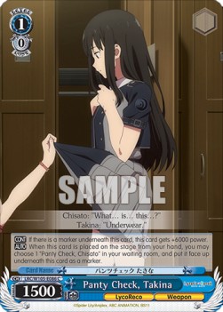 Panty Check, Takina - Lycoris Recoil