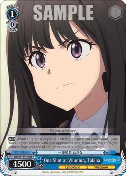 One Shot at Winning, Takina - Lycoris Recoil