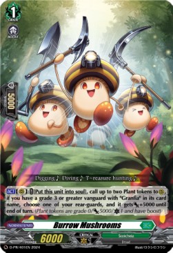 Burrow Mushrooms [D Format] (V.1 - Promo) - D-Promos