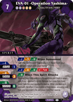 EVA-01 -Operation Yashima- (V.1 - X Rare) - Starter Deck: Destined Assault