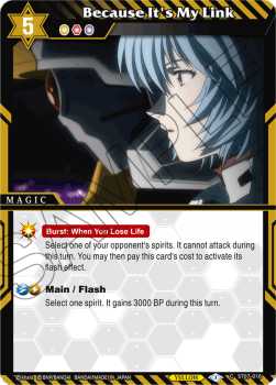 Because It's My Link - Starter Deck: Destined Assault