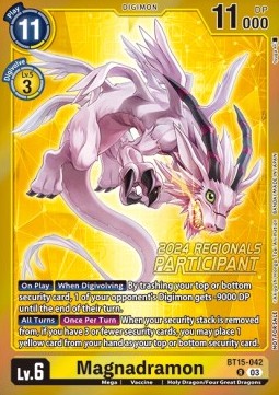 Magnadramon (BT15-042) (V.1) - Championship 2024 Promos