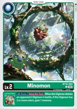 Minomon (BT16-004) - Beginning Observer