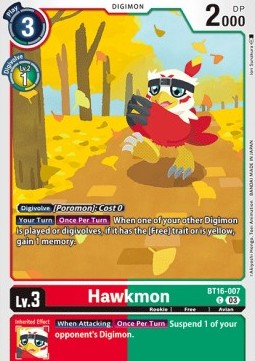 Hawkmon (BT16-007) - Beginning Observer