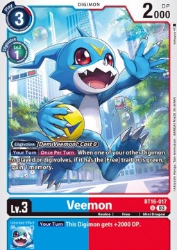 Veemon (BT16-017) - Beginning Observer
