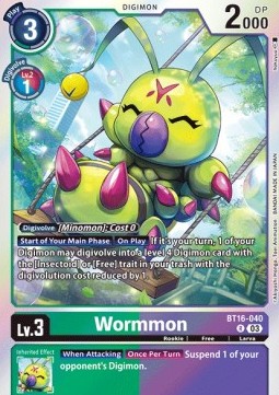 Wormmon (BT16-040) - Beginning Observer