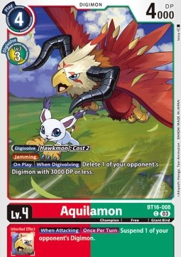 Aquilamon (BT16-008) - Beginning Observer