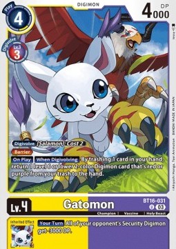 Gatomon (BT16-031) - Beginning Observer