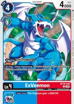 ExVeemon (BT16-018) - Beginning Observer