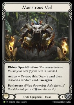 Monstrous Veil (Cold Foil) - LGS Promos