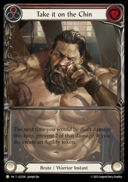 Take it on the Chin (Extended Art Rainbow Foil) - LGS Promos