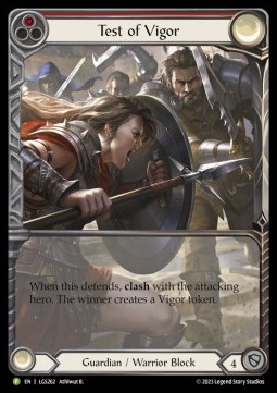 Test of Vigor (Extended Art Rainbow Foil) - LGS Promos