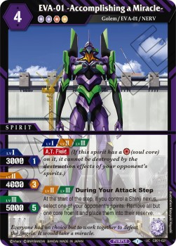 EVA-01 -Accomplishing a Miracle- (V.1 - Uncommon) - Halo of Awakening