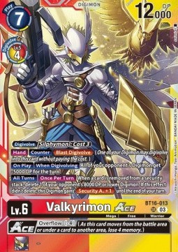 Valkyrimon Ace (BT16-013) (V.1) - Beginning Observer