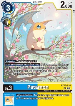 Patamon (BT16-016) - Beginning Observer