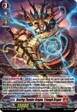 Roaring Thunder Dragon, Triumph Dragon [D-Format] (V.1 - Trial Deck) - Start Up Trial Deck: Dragon Empire