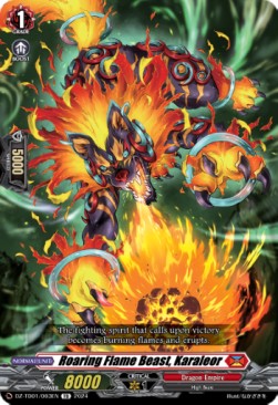 Roaring Flame Beast, Karaleor [D-Format] (V.1 - Trial Deck) - Start Up Trial Deck: Dragon Empire